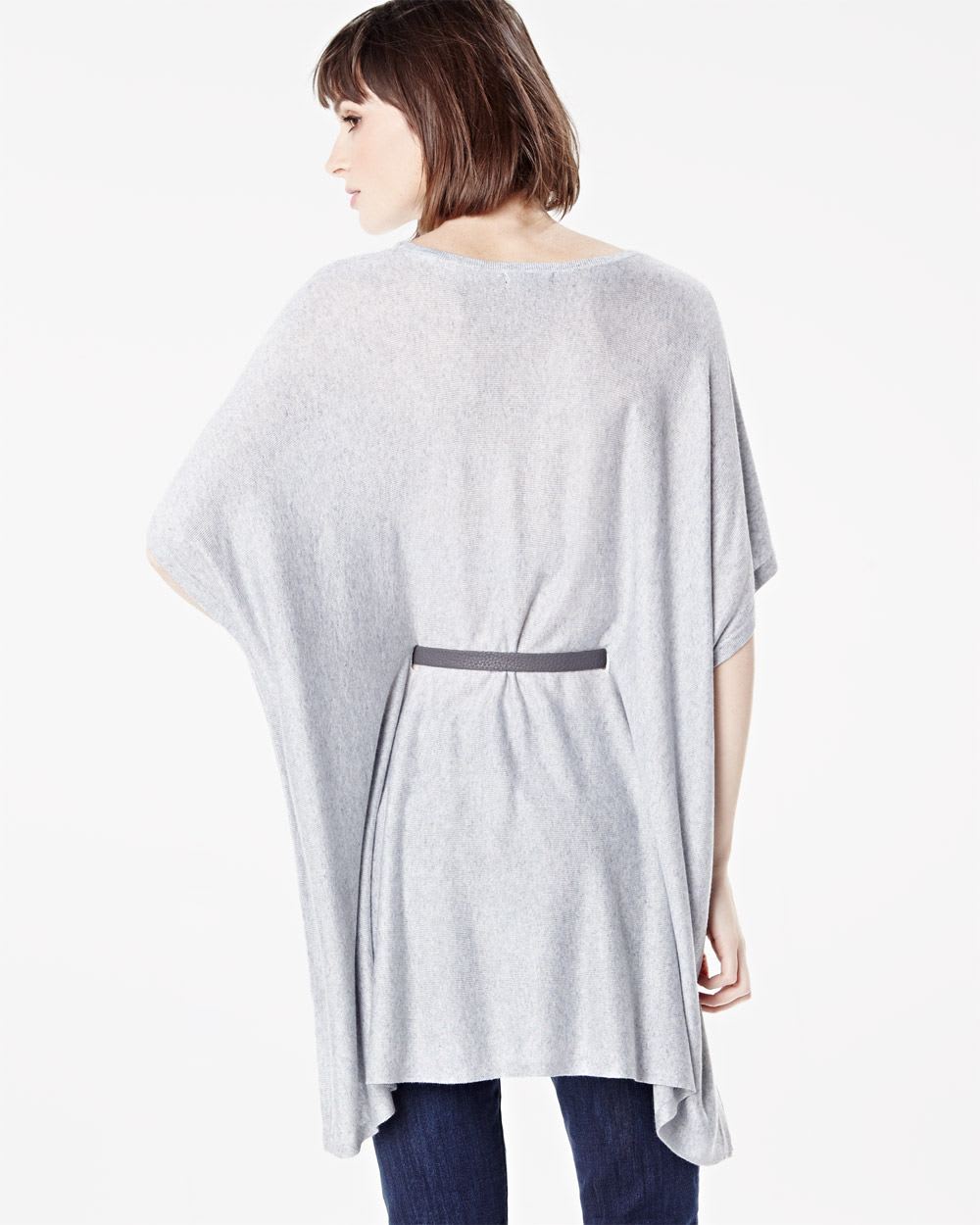 Lightweight cape sweater with belt | RW&CO.